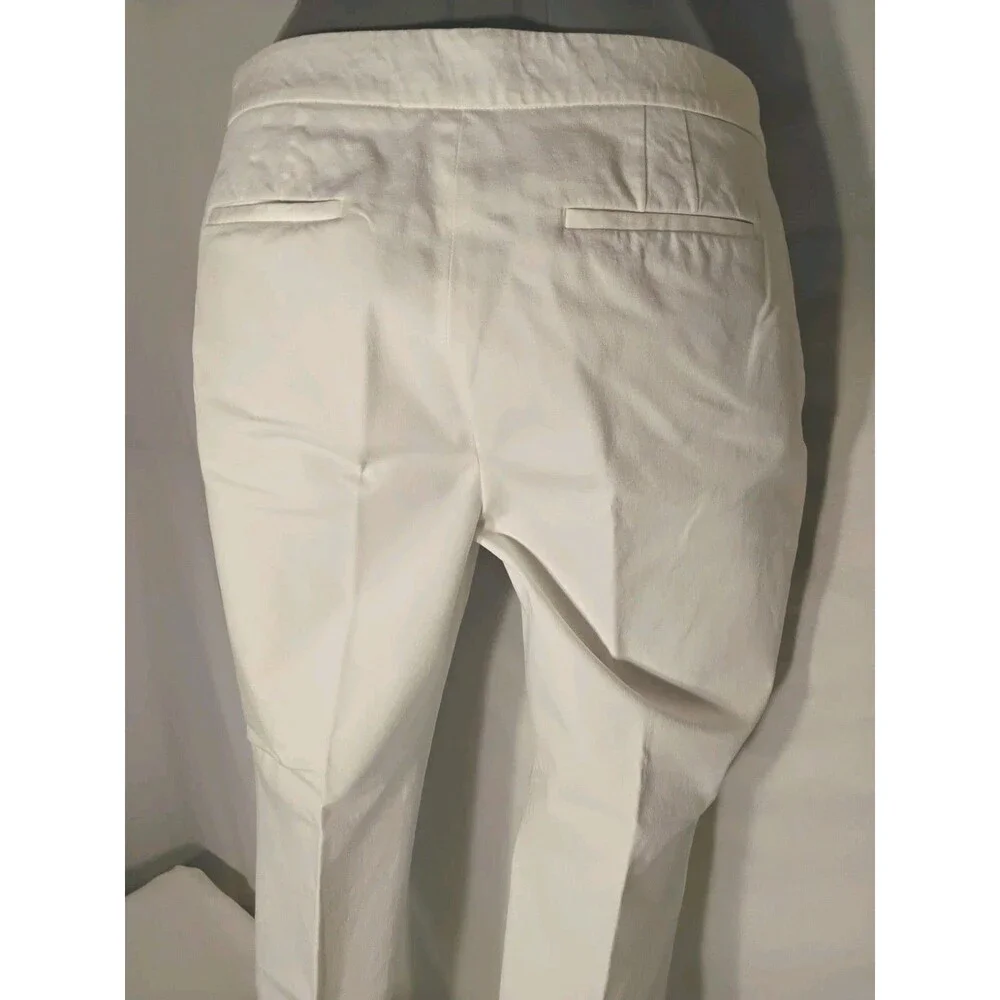 Talbots Women's Chatam Ankle Pants  With  Side Zipper Flat Front Size 14 Petite